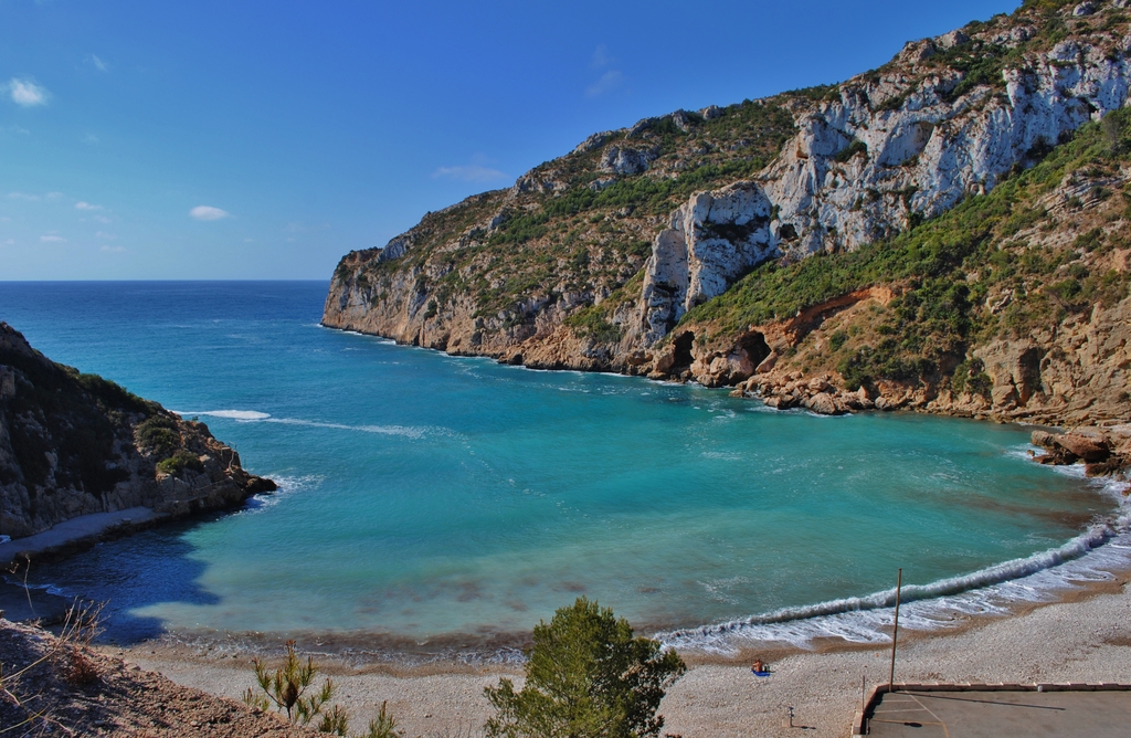 cala granadella, alicante, las mejores playas de españa