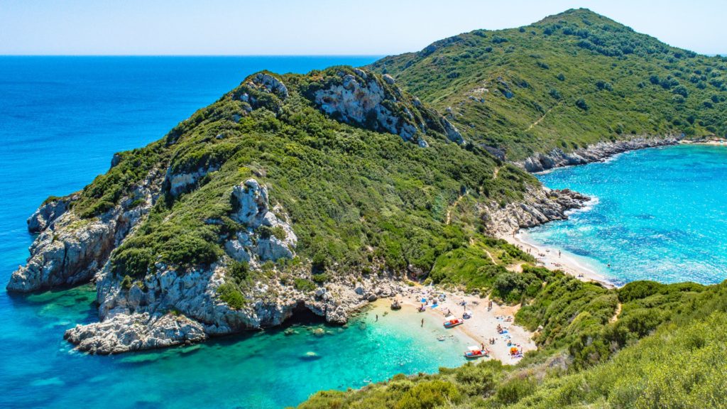 corfú - grecia; uno de los paises europeos mas seguros para verano 2020