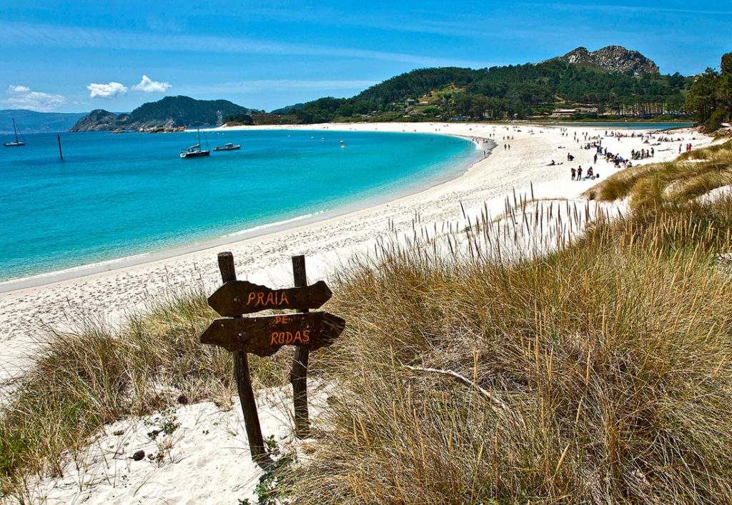 playa de rodas, islas cíes, galicia, playas paradisiacas en España
